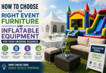 How to Choose the Right Event Furniture and Inflatable Equipment for Your Growing Business